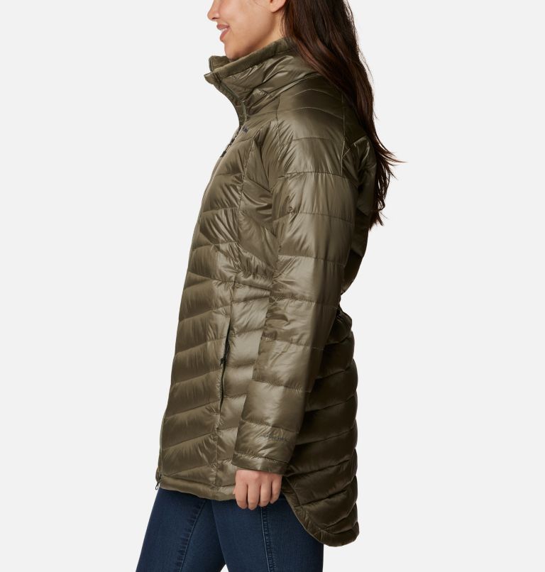 Women's Joy Peak Mid Jacket, Color: Stone Green, image 3