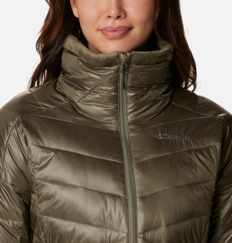 Women's Joy Peak Mid Jacket, Color: Stone Green, image 4