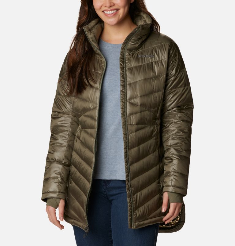 Women's Joy Peak Mid Jacket, Color: Stone Green, image 7