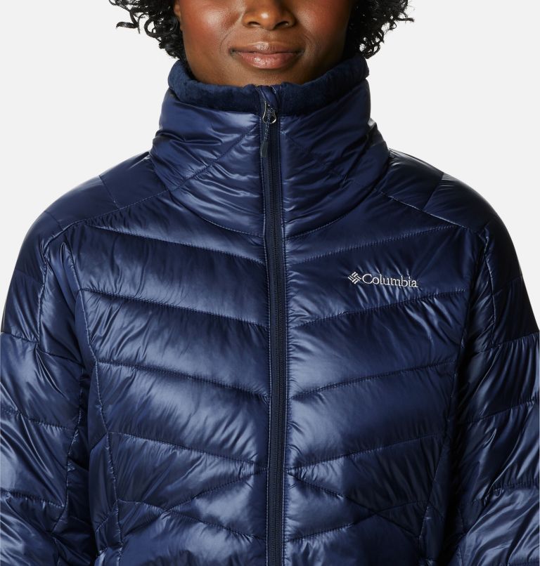 Thumbnail: Women's Joy Peak Mid Omni-Heat Infinity Jacket, Color: Dark Nocturnal, image 4
