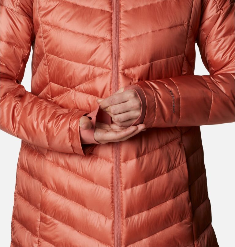 Thumbnail: Women's Joy Peak Mid Omni-Heat Infinity Jacket, Color: Dark Coral, image 7