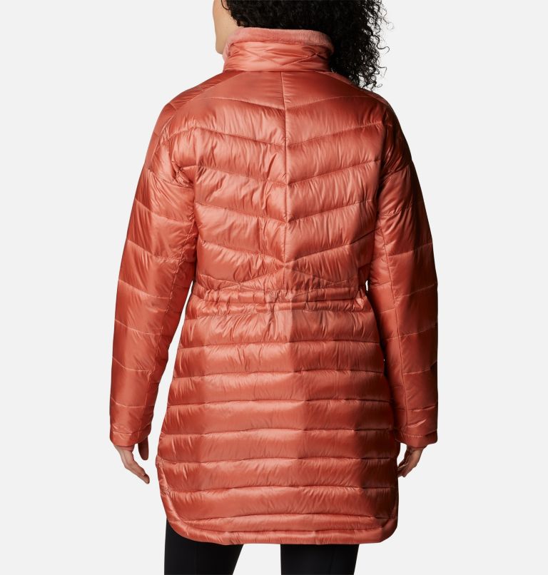 Thumbnail: Women's Joy Peak Mid Omni-Heat Infinity Jacket, Color: Dark Coral, image 2