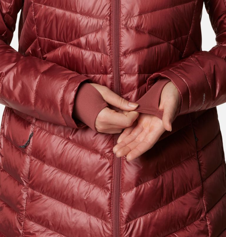 Women's Joy Peak Mid Jacket, Color: Beetroot, image 7