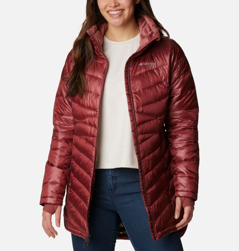 Women's Joy Peak Mid Jacket, Color: Beetroot, image 8