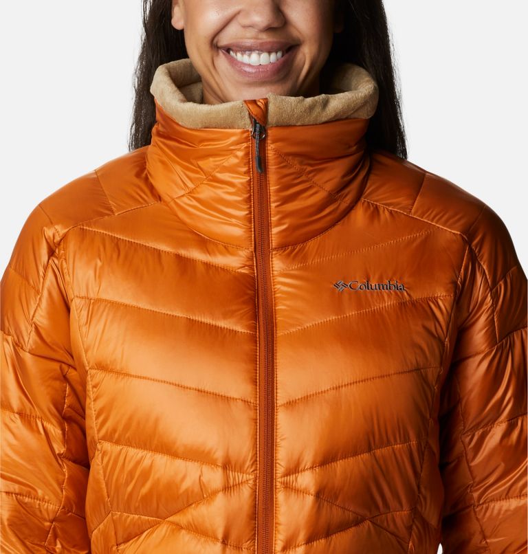 Women's Joy Peak Mid Omni-Heat Infinity Jacket, Color: Warm Copper, image 4