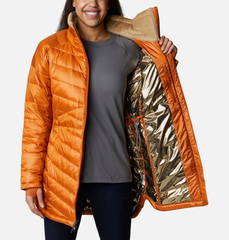 Women's Joy Peak Mid Omni-Heat Infinity Jacket, Color: Warm Copper, image 5