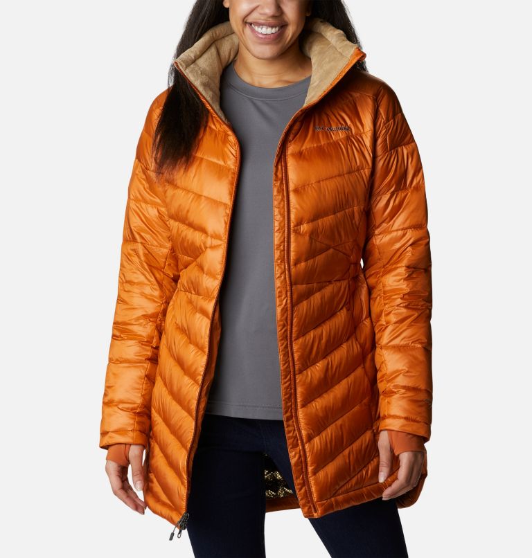 Women's Joy Peak Mid Omni-Heat Infinity Jacket, Color: Warm Copper, image 8