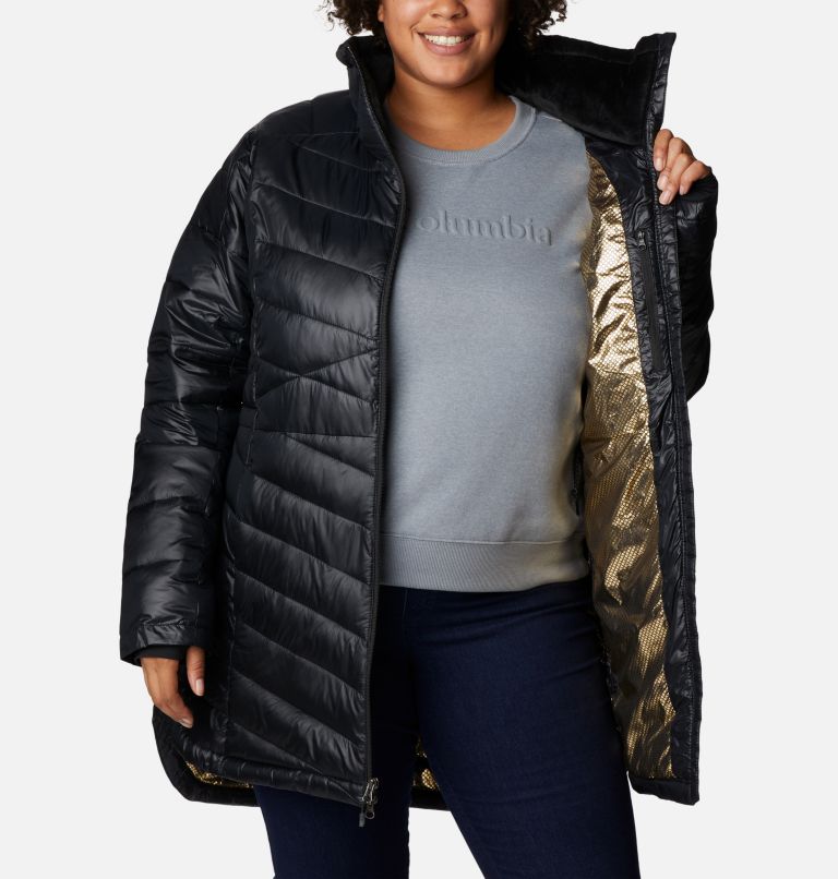 Women's Joy Peak Mid Jacket - Plus Size, Color: Black, image 5