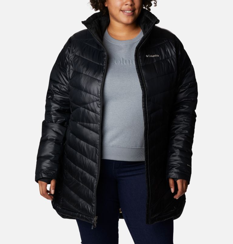 Women's Joy Peak Mid Jacket - Plus Size, Color: Black, image 8