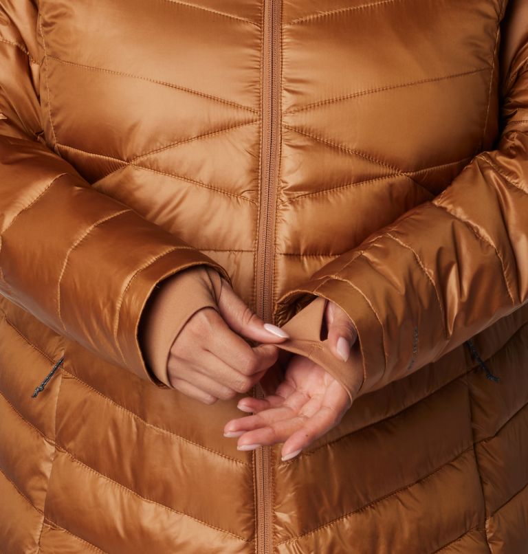Women's Joy Peak Mid Jacket - Plus Size, Color: Camel Brown, image 7