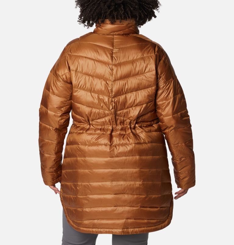Thumbnail: Women's Joy Peak Mid Jacket - Plus Size, Color: Camel Brown, image 2