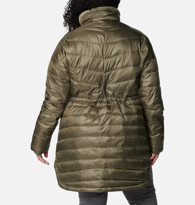 Women's Joy Peak Mid Jacket - Plus Size, Color: Stone Green, image 2