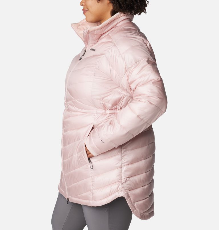 Women's Joy Peak Mid Jacket - Plus Size, Color: Dusty Pink, image 3