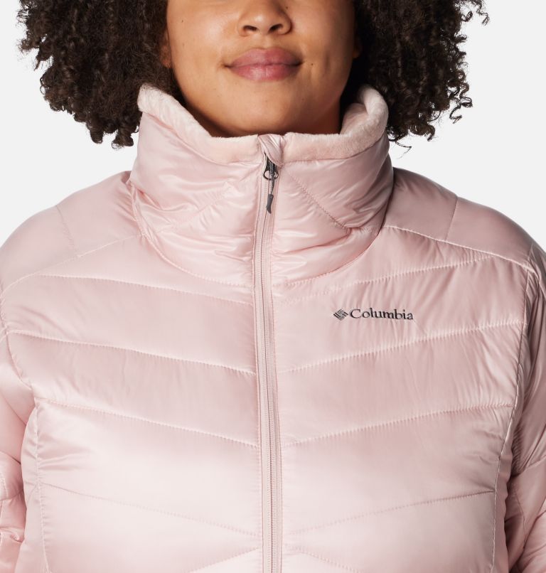 Women's Joy Peak Mid Jacket - Plus Size, Color: Dusty Pink, image 4