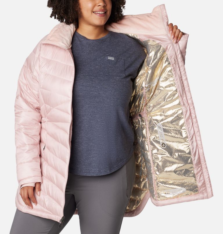Women's Joy Peak Mid Jacket - Plus Size, Color: Dusty Pink, image 5