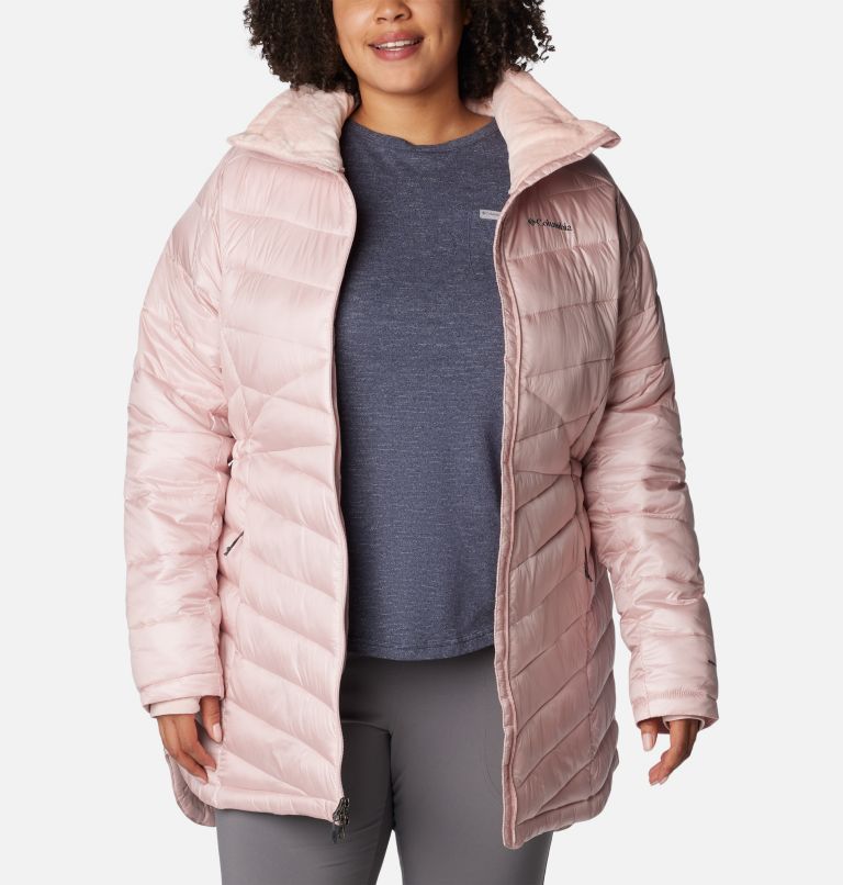 Women's Joy Peak Mid Jacket - Plus Size, Color: Dusty Pink, image 8