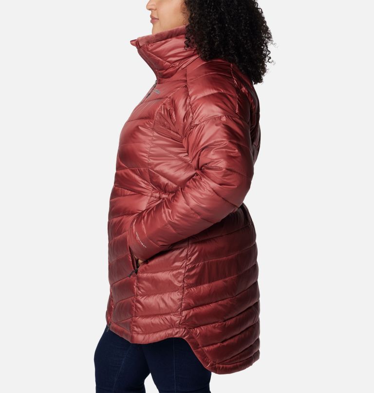 Women's Joy Peak Mid Jacket - Plus Size, Color: Beetroot, image 3