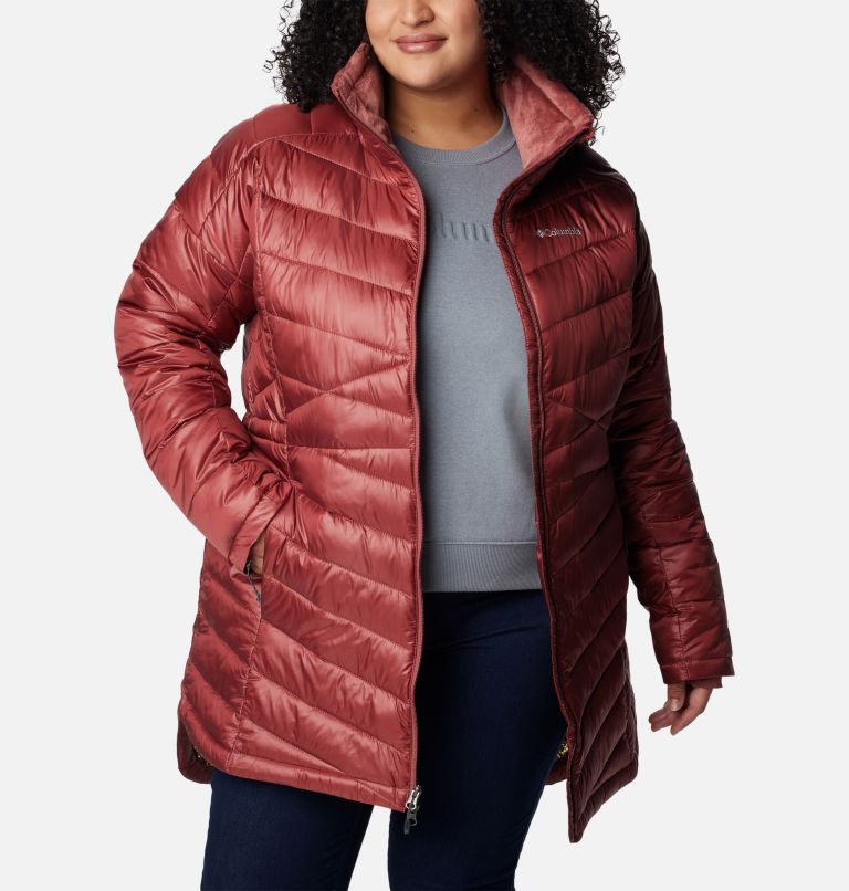 Women's Joy Peak Mid Jacket - Plus Size, Color: Beetroot, image 7