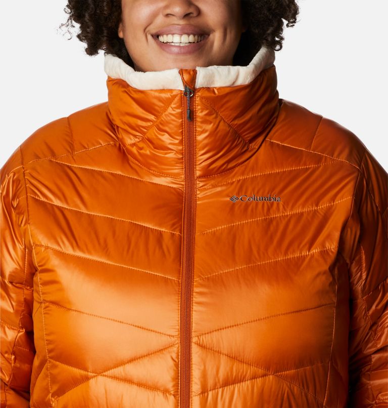 Thumbnail: Women's Joy Peak Mid Omni-Heat Infinity Jacket - Plus Size, Color: Warm Copper, image 4