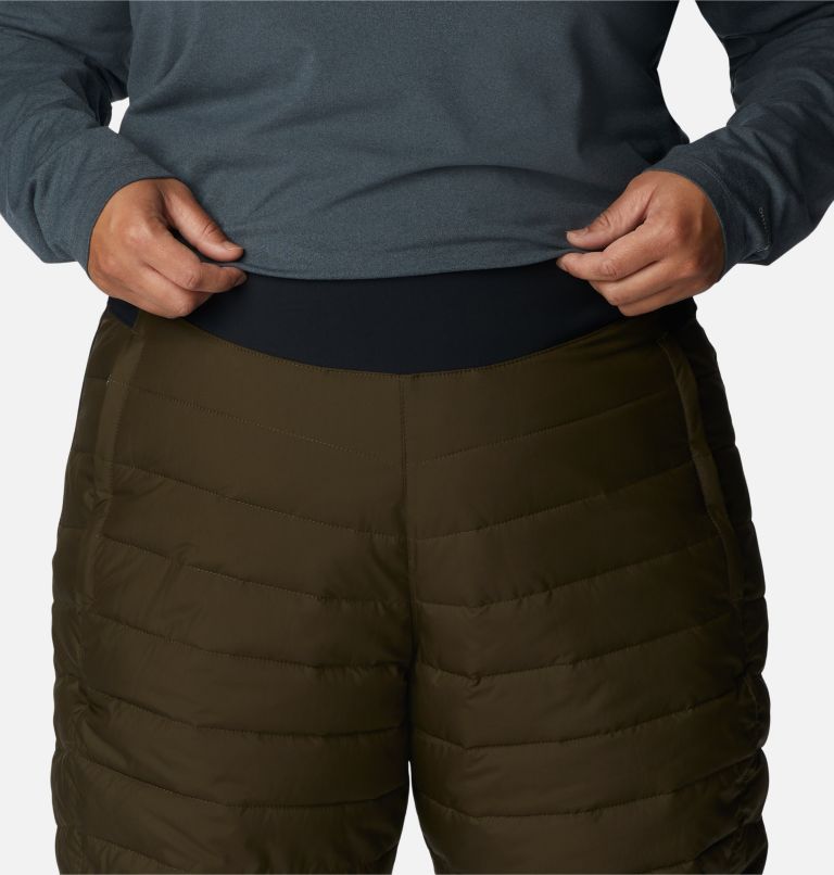 Thumbnail: Women's Powder Lite Pant - Plus Size, Color: Olive Green, Black, image 4