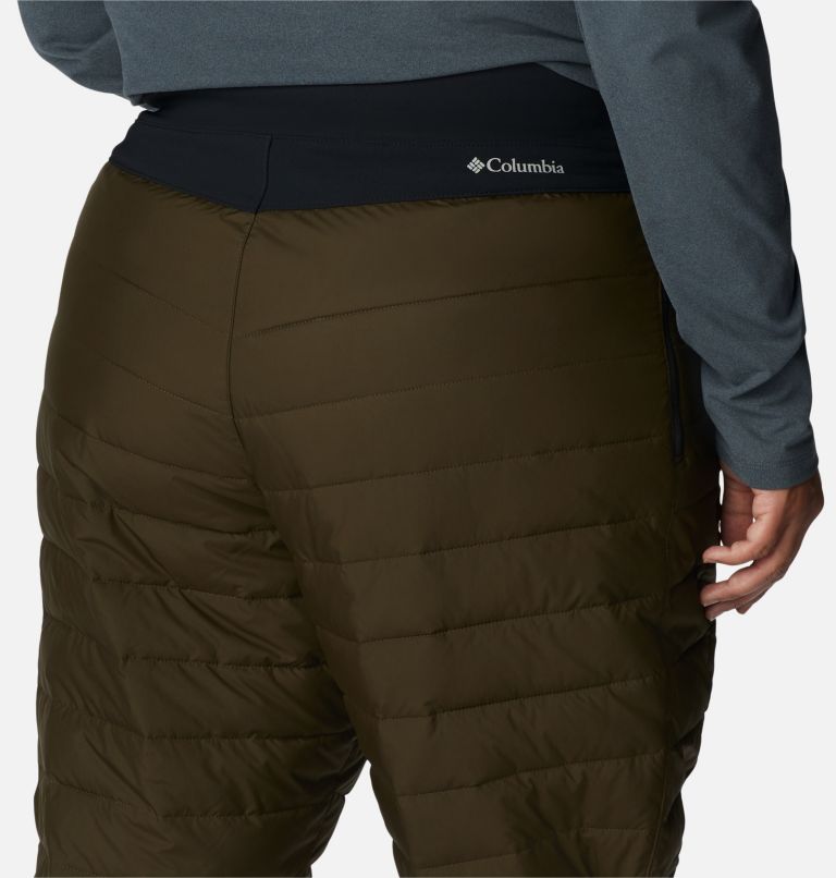 Women's Powder Lite Pant - Plus Size, Color: Olive Green, Black, image 5