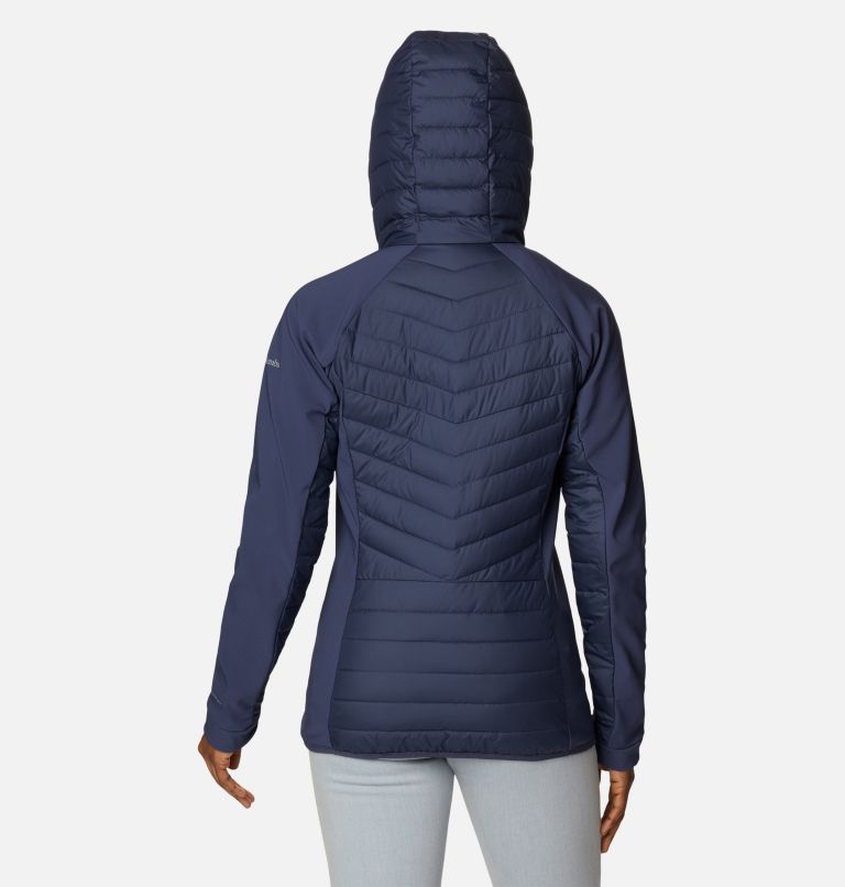 Thumbnail: Women's Powder Lite Hybrid Hooded Jacket, Color: Nocturnal, image 2