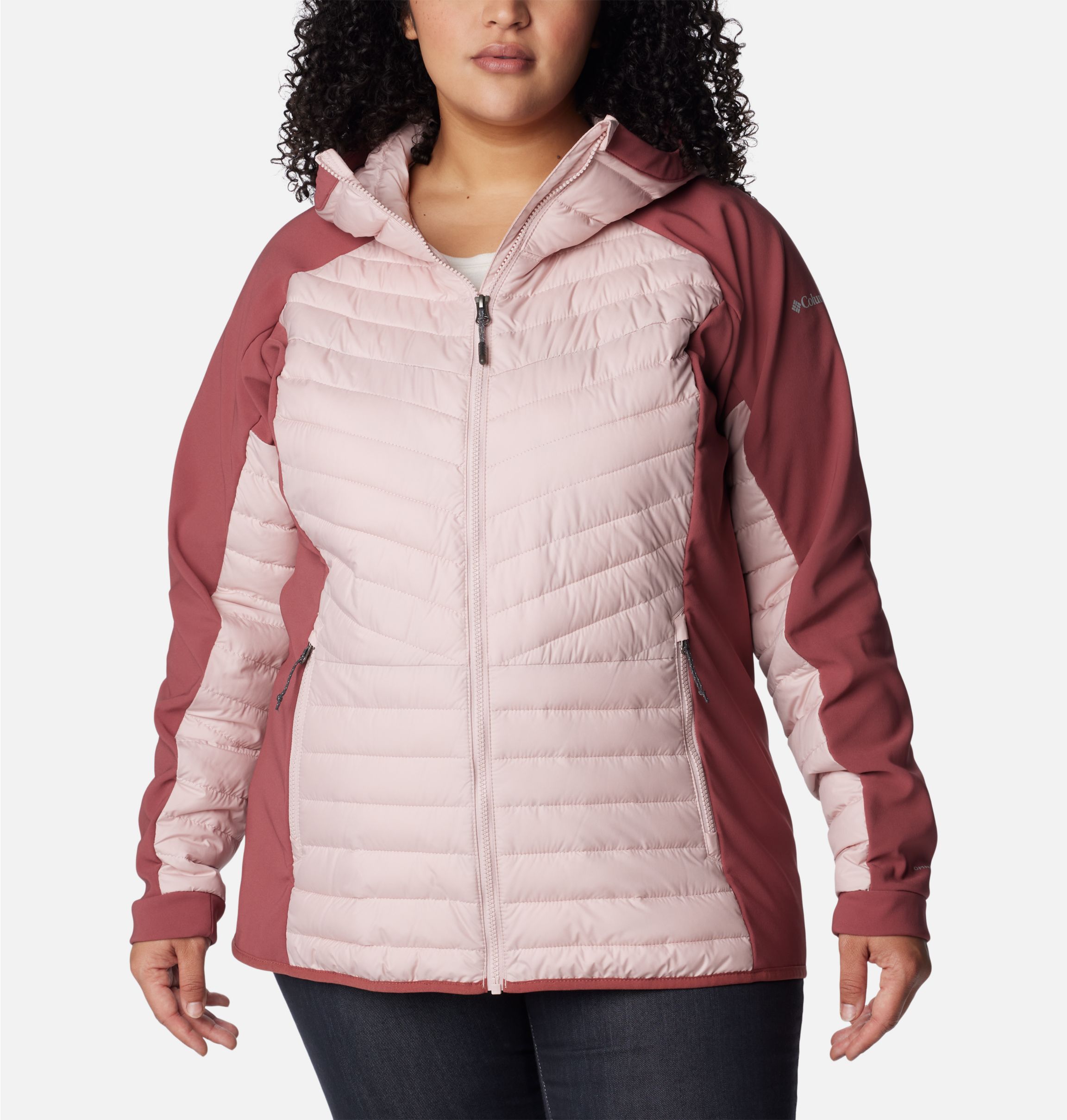 Columbia Powder Lite Hybrid Hooded Jacket - Chaqueta de fibra sintética -  Mujer