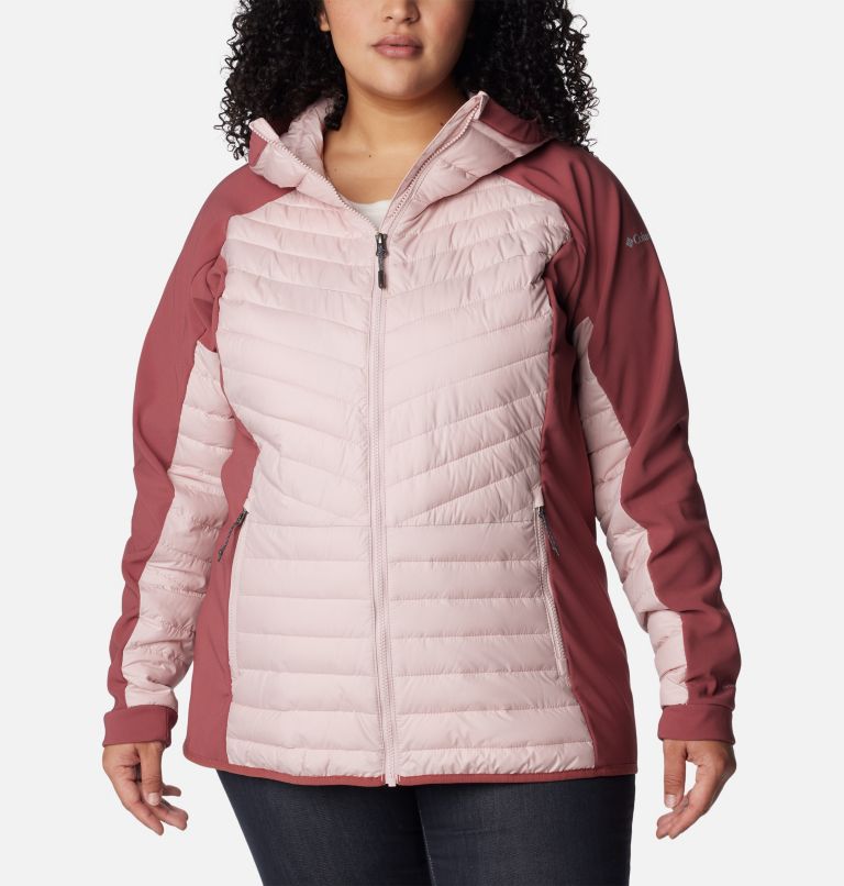 Columbia powder pillow 2025 hybrid jacket plus size