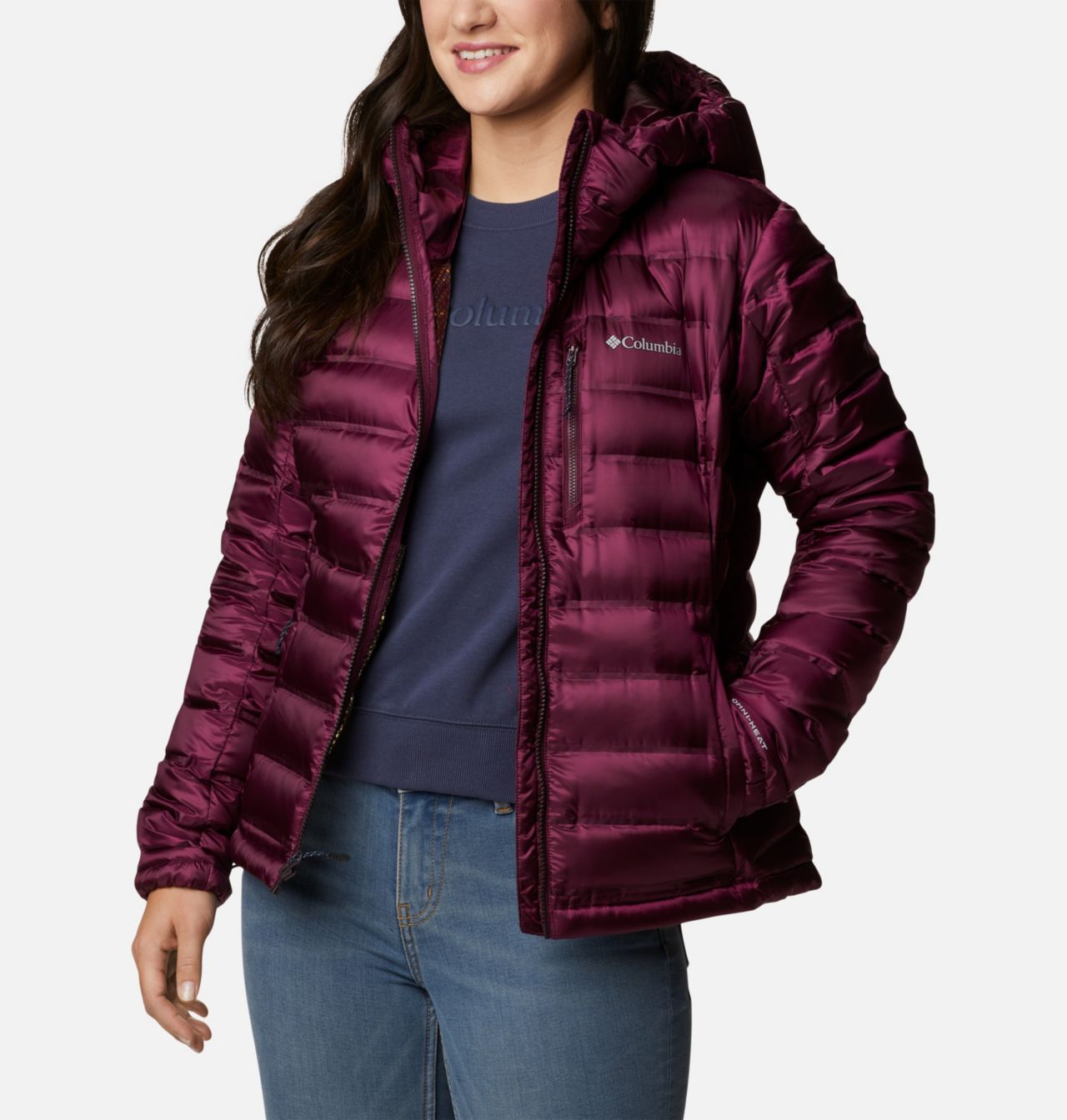Women's Pebble Peak™ Down Hooded Jacket 8