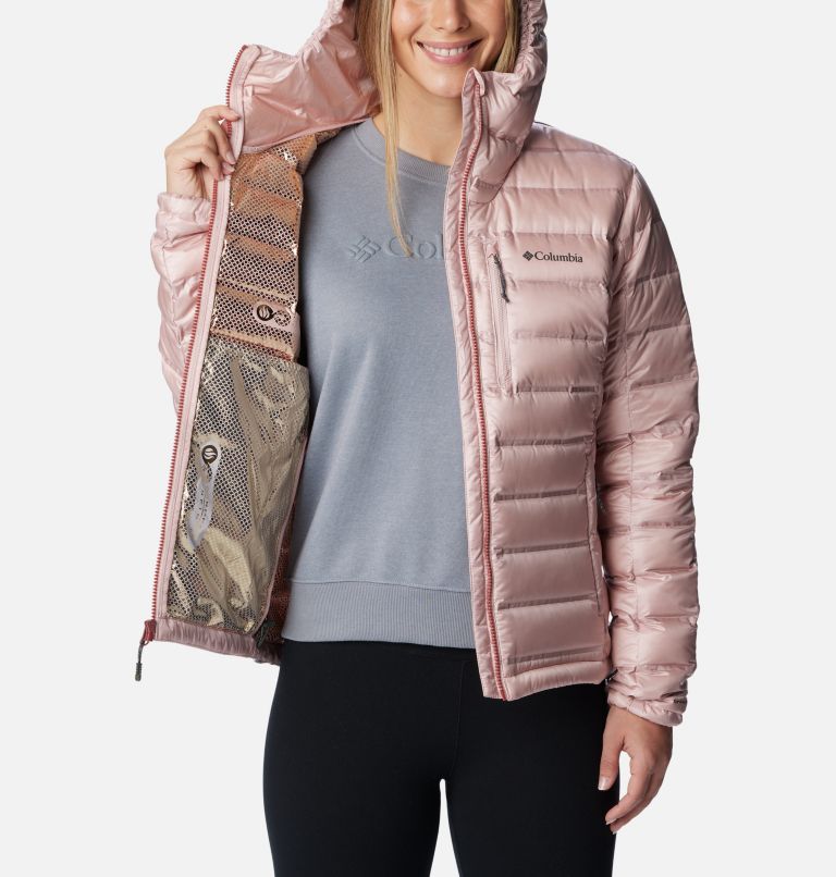 Chaqueta acolchada de plumón con capucha Pebble Peak™ para mujer