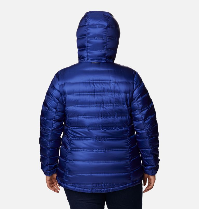 Women's Pebble Peak Down Hooded Jacket - Plus Size, Color: Dark Sapphire, image 2