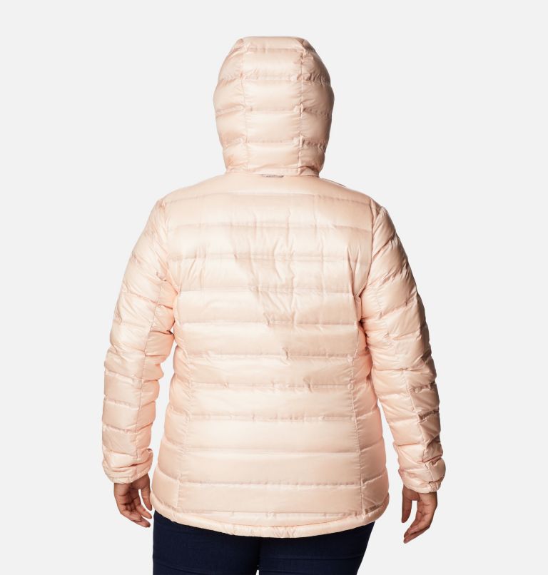 Women's Pebble Peak Down Hooded Jacket - Plus Size, Color: Peach Blossom, image 2