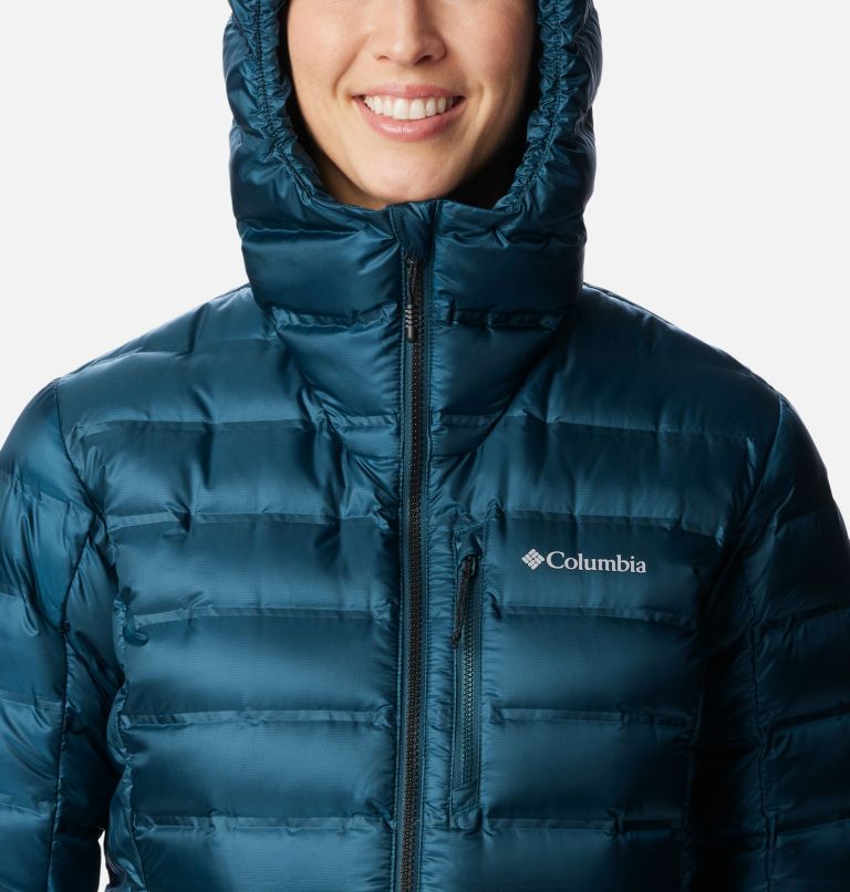 Chaqueta con capucha Columbia Pebble Peak Down mujer