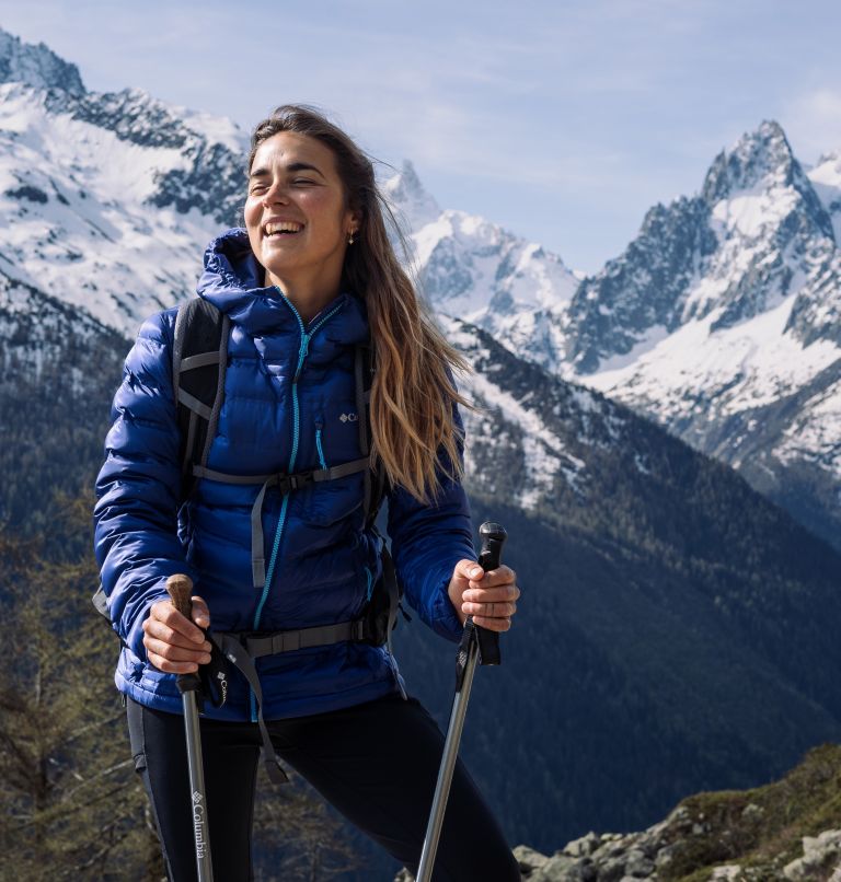 Pebble Peak Down Hooded Jacket | 432 | XL, Color: Dark Sapphire, image 10