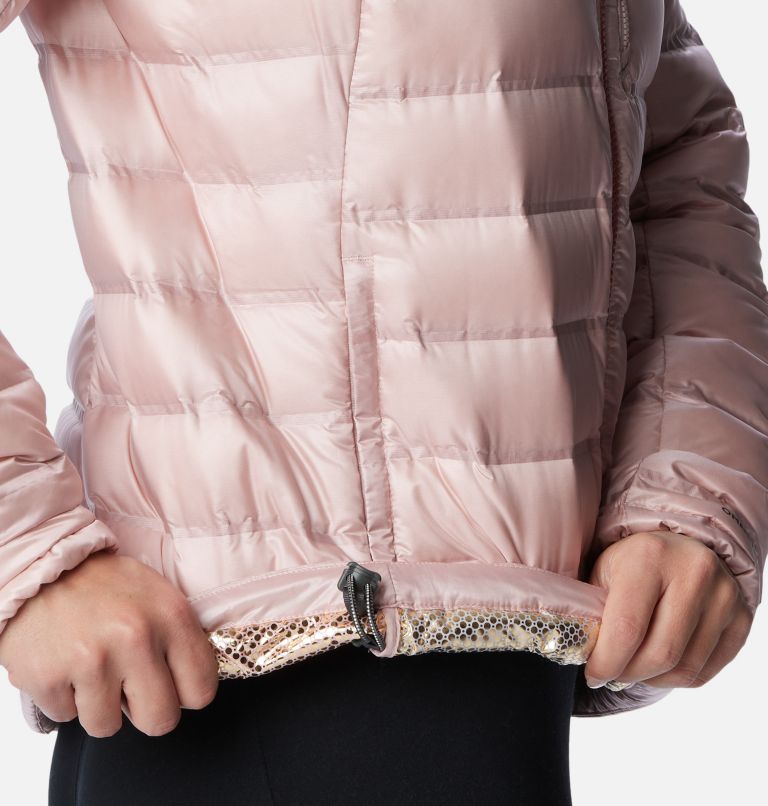 Pebble Peak Down Hooded Jacket | 626 | L, Color: Dusty Pink, image 7
