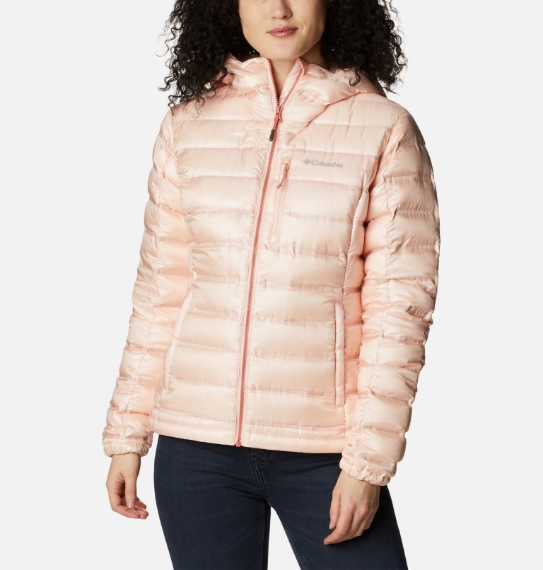 Peach puffer jacket best sale