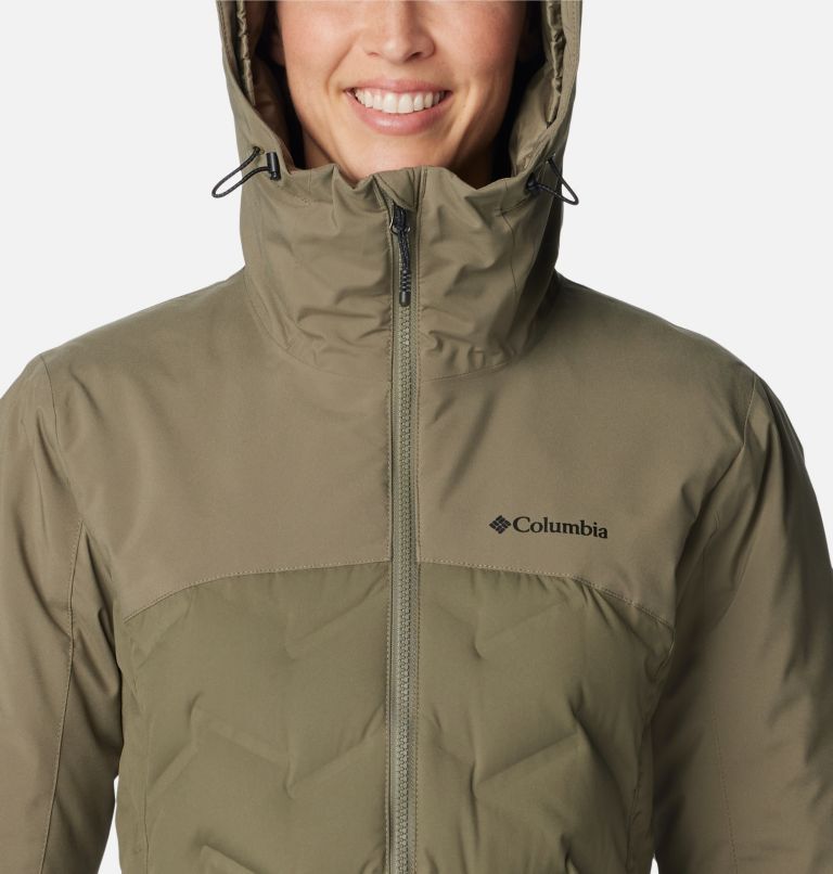 Columbia Womens Grey Grand Trek II Down Jacket