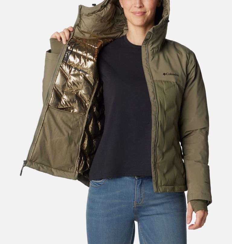 Manteau Grand Trek II Femme, Color: Stone Green, image 5