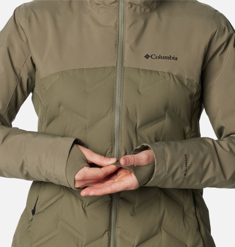 Columbia Womens Grey Grand Trek II Down Jacket