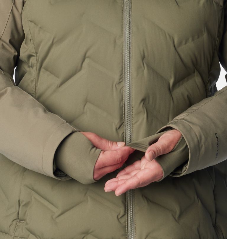 Women's Grand Trek II Down Jacket - Plus Size, Color: Stone Green, image 7