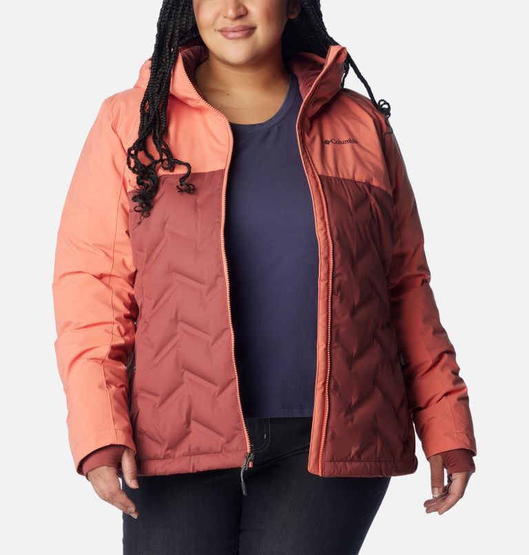 Manteau Grand Trek II Femme – Grande taille, Color: Beetroot, Faded Peach, image 8