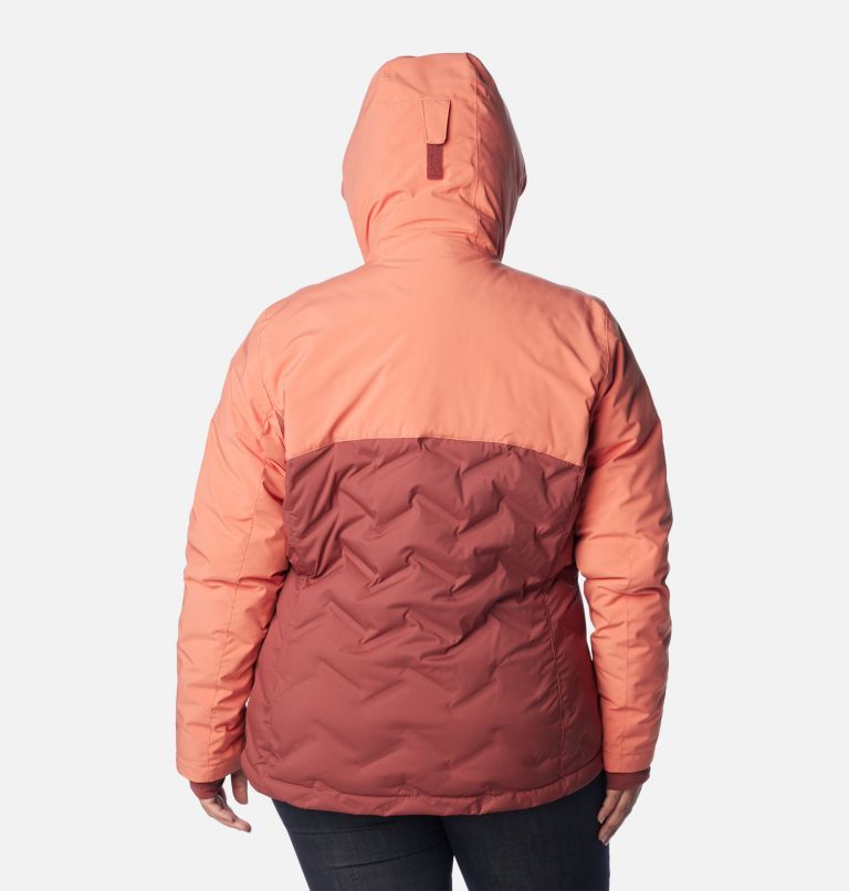 Manteau Grand Trek II Femme – Grande taille, Color: Beetroot, Faded Peach, image 2