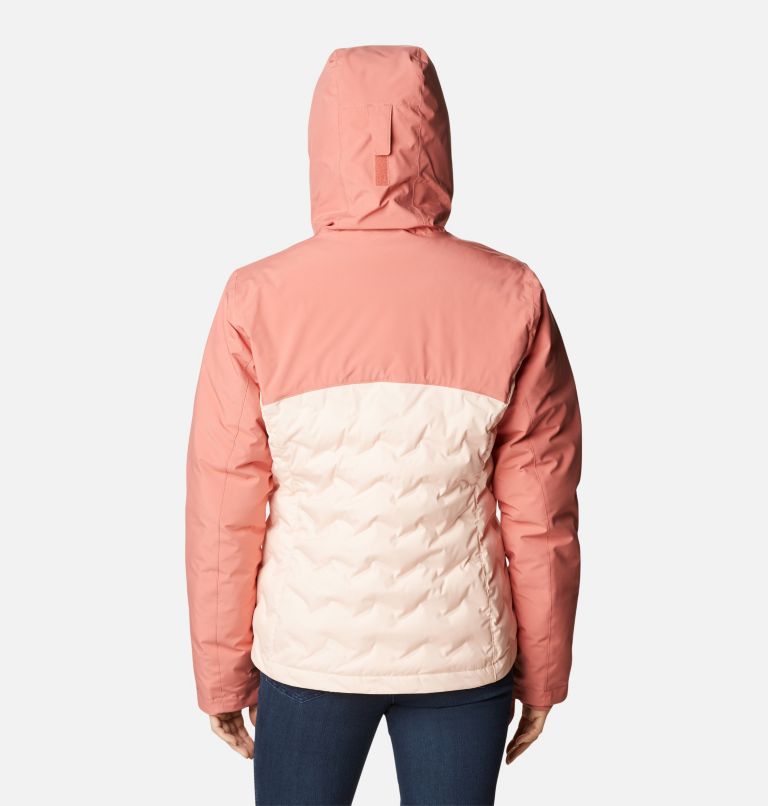 Grand Trek II Down Jacket | 890 | XL, Color: Peach Blossom, Dark Coral, image 2