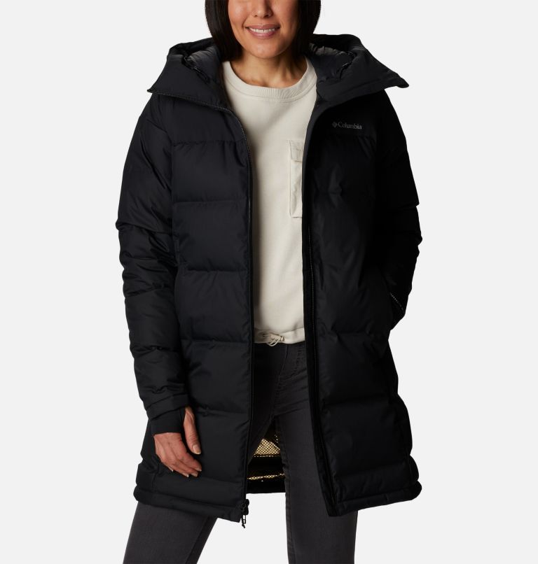 Women's down jacket with hotsell thumb holes