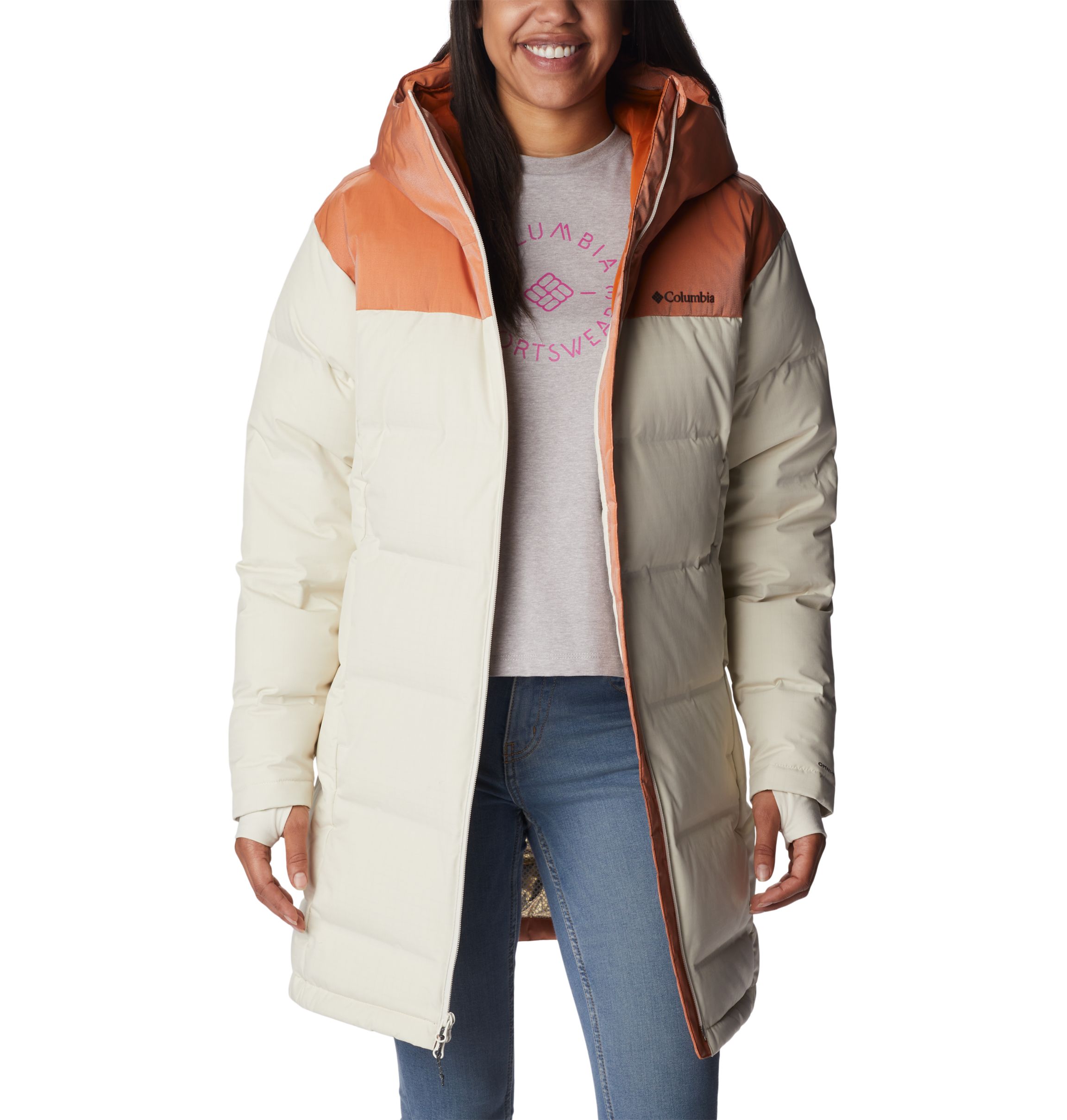 Women s Opal Hill Hooded Long Down Puffer Jacket