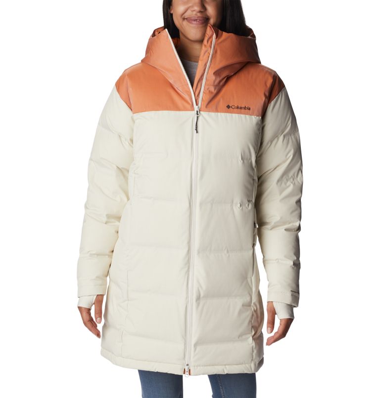 Women s Opal Hill Hooded Long Down Puffer Jacket Columbia Sportswear