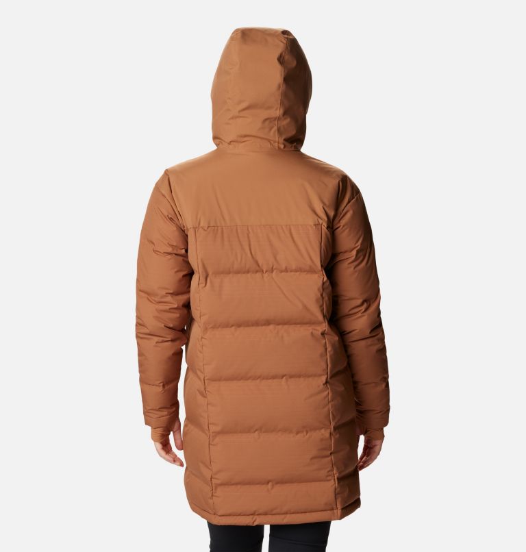 Women's Opal Hill Mid Down Jacket, Color: Camel Brown, image 2