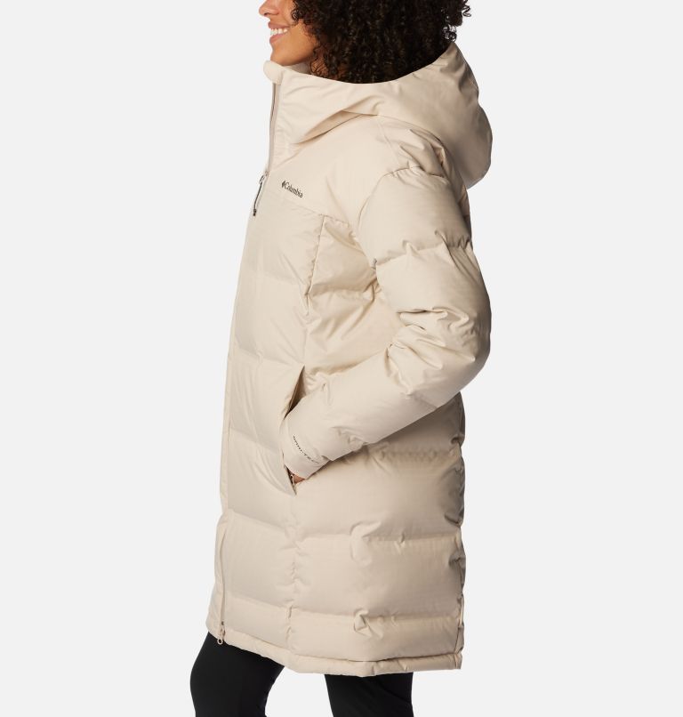 Long down outlet puffer jacket women's