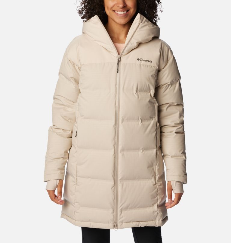 Women's down shop parka with hood