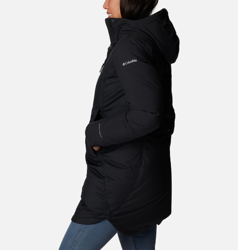 Thumbnail: Women's Mountain Croo II Mid Down Jacket, Color: Black, image 3
